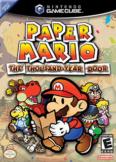 NGC 纸片马里奥RPG Paper Mario:The Thousand Year Door