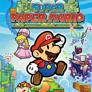 Wii 超级纸片马里奥 ペーパーマリオ Super Paper Mario