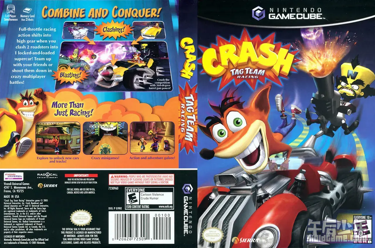 NGC 古惑狼赛车：团队竞速 Crash Tag Team Racing