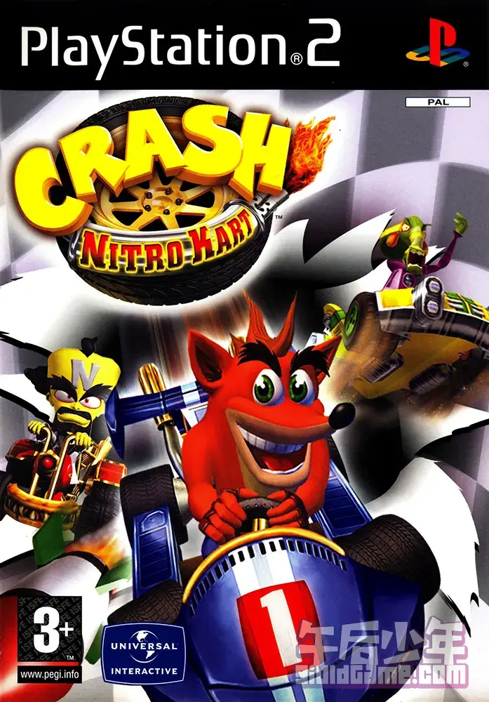 PS2 古惑狼赛车:氮气竞赛 Crash Nitro Kart