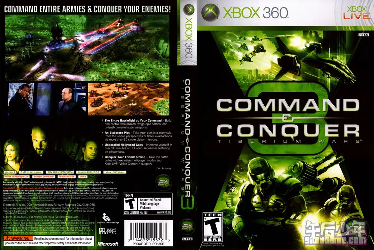 Xbox360 命令与征服3：泰伯利亚之战